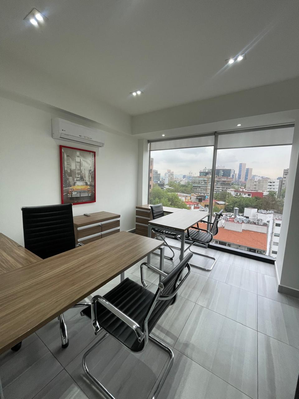 Oficina privada con vista panorámica